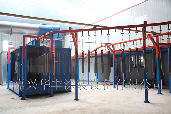 Steel pipe painting line