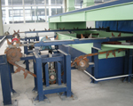 Electrostatic spraying inside and outside the pipe line 3