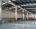 Sharp air coating line